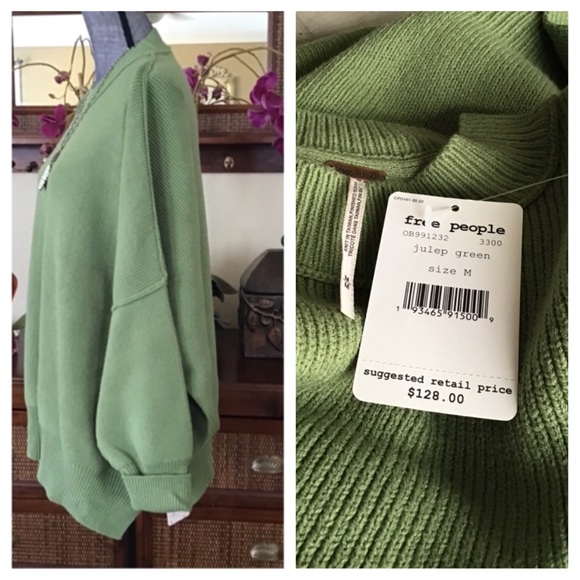 Free People Easy Street Tunic Sweater.  NWT. - Picture 7 of 8